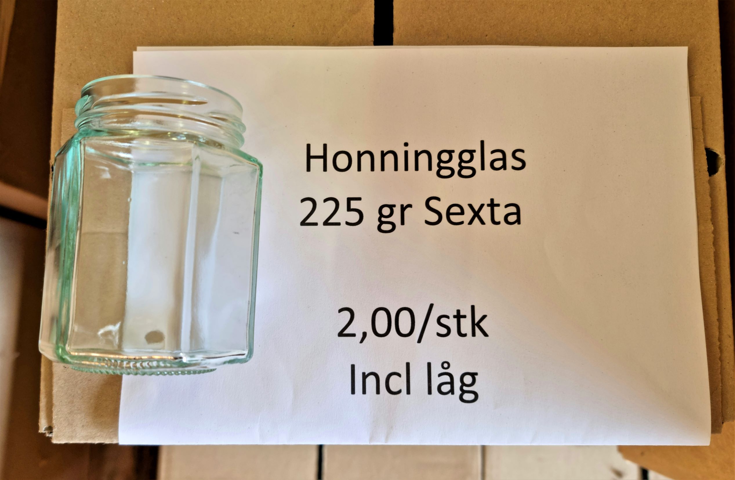 Honningglas 225 gr Sexta